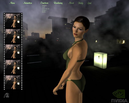 NVIDIA GeForce 8800 - G80 - Demonstration Techno - Adriane 2