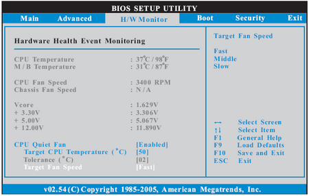aSRock conRoe945G-DVI bios hardware monitor