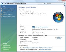 AMD Athlon 64 X2 6000 + - Windows Vista