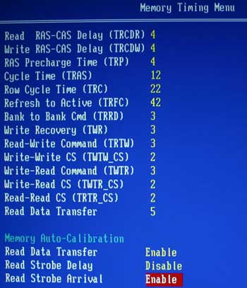 dfi genie bios memory timing