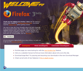 FireFox 3 Beta 3