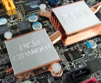 MSI X48 Platinum cooling