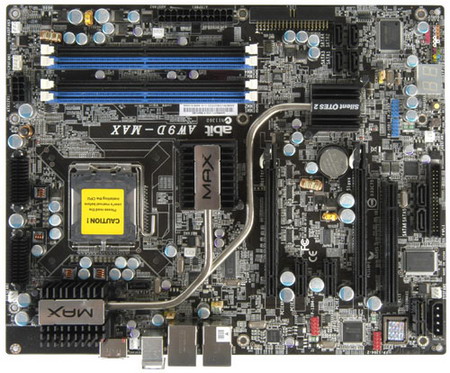abit AW9D MAX layout
