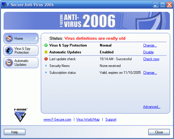 F-Secure Antivirus 2006