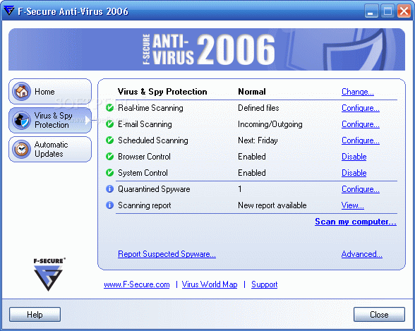 F-Secure Antivirus 2006