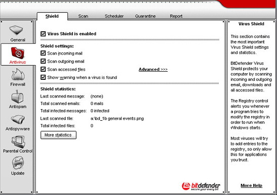 Antivirus BitDefender 10 