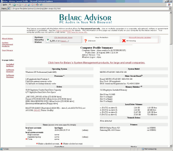 Belarc Advisor v.7.2.24.21
