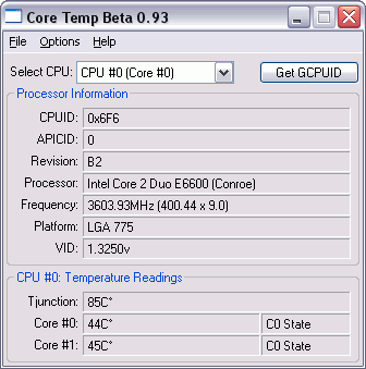 CoreTemp v.0.98.1