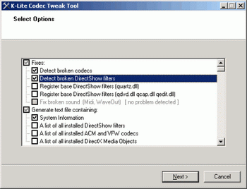 K-Lite Codec Tweak Tool v.2.50