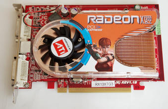 gecube radeon x1300 back side