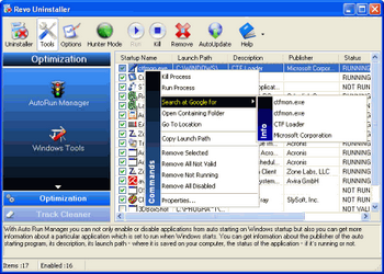 Revo Uninstaller v.1.60