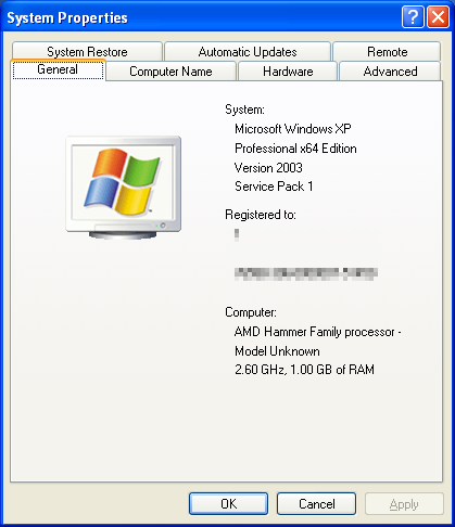 winxp 64 bit