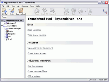 Mozilla Thunderbird v.2.0.0.21