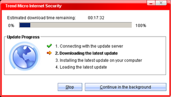Trend Micro PC-cillin Internet Security 2008 update